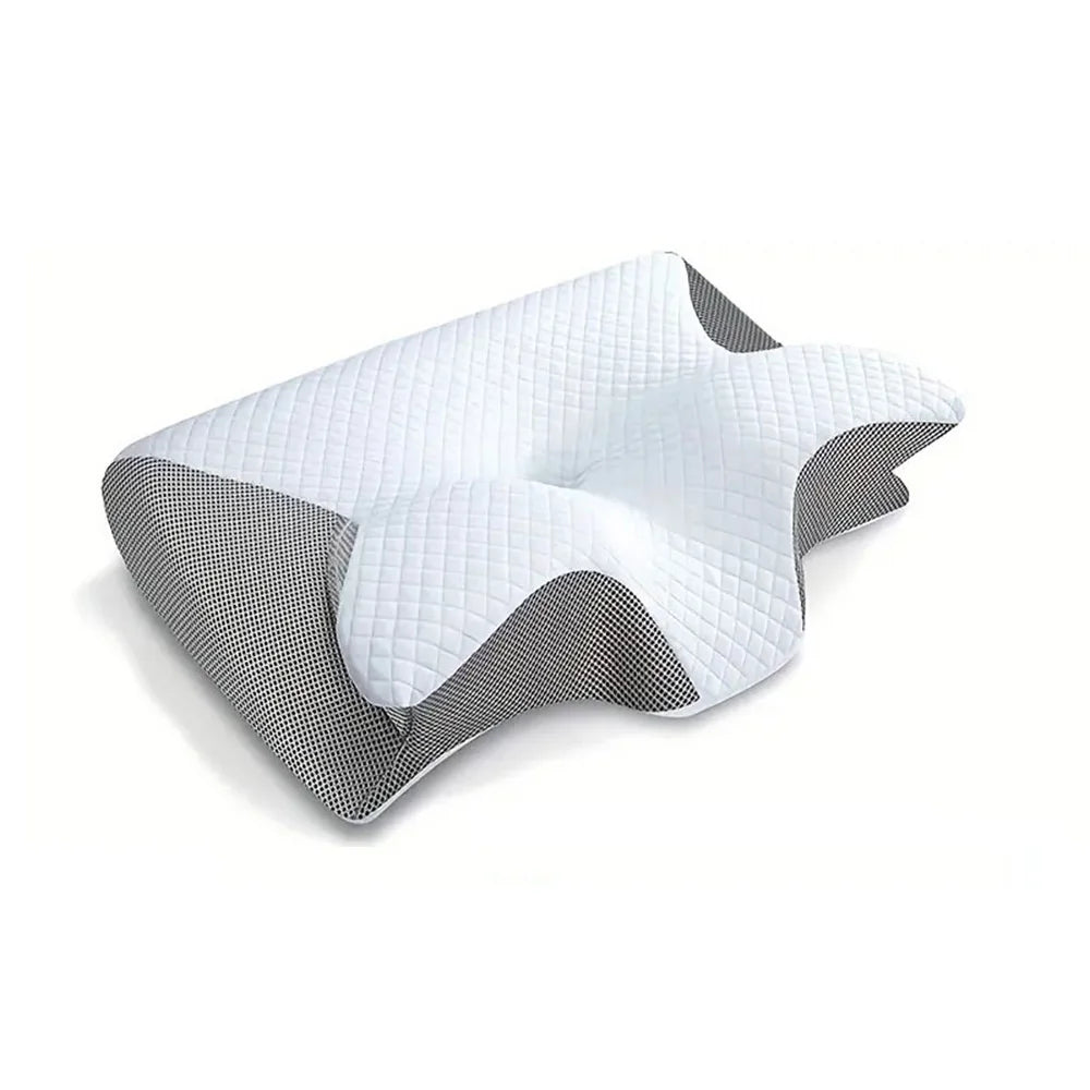 Ergonomic Memory Foam Neck Pillow – Cervical Support for Deep & Comfortable Sleep