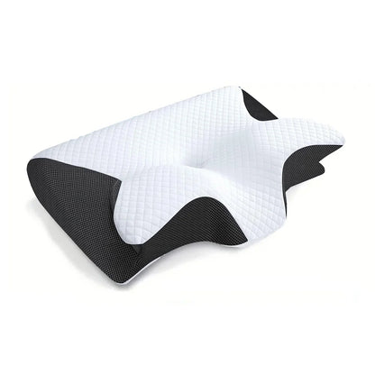 Ergonomic Memory Foam Neck Pillow – Cervical Support for Deep & Comfortable Sleep