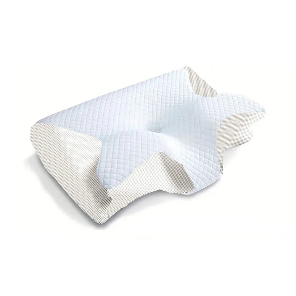 Ergonomic Memory Foam Neck Pillow – Cervical Support for Deep & Comfortable Sleep
