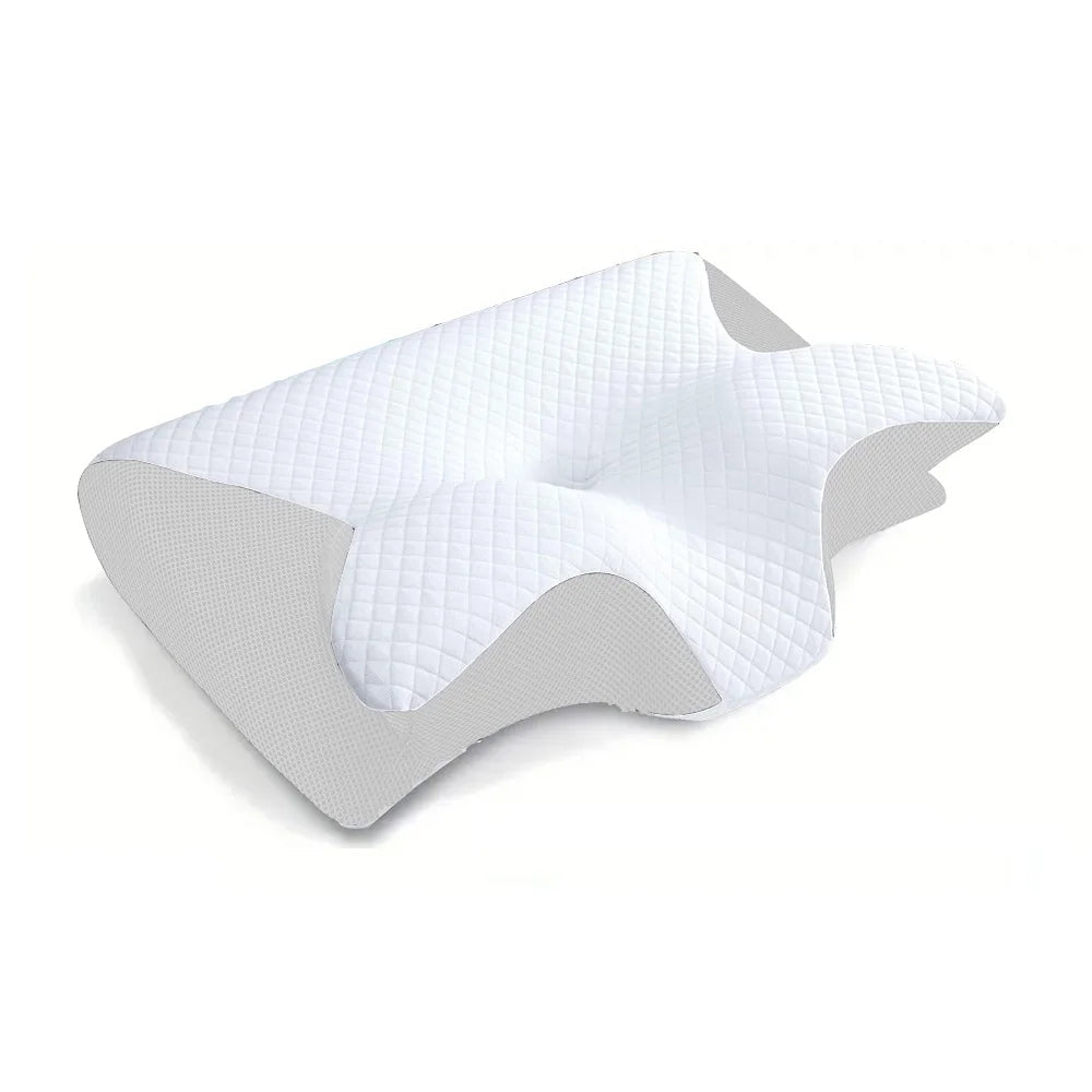 Ergonomic Memory Foam Neck Pillow – Cervical Support for Deep & Comfortable Sleep